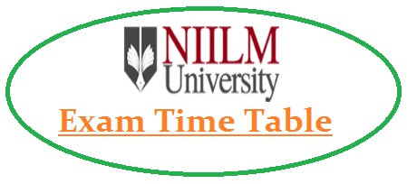 NIILM University Time Table 2023/Date Sheet of UG/PG for Regular/Back NIILM University Time Table 2023/Date Sheet of UG/PG for Regular/Back
