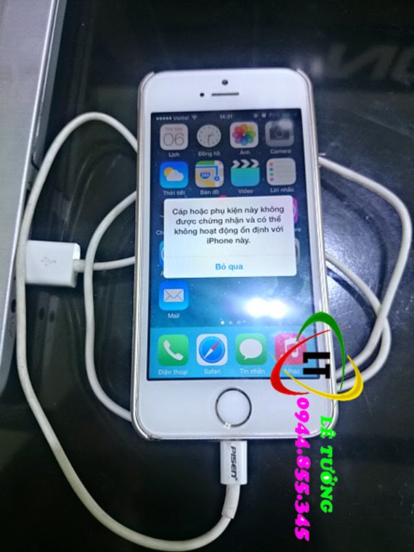Dây cáp Lightning Iphone 5 chính hãng Apple sản xuất 11 Dây cáp Lightning Iphone 5 chính hãng Apple sản xuất 11