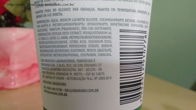 Shampoo de Castanha