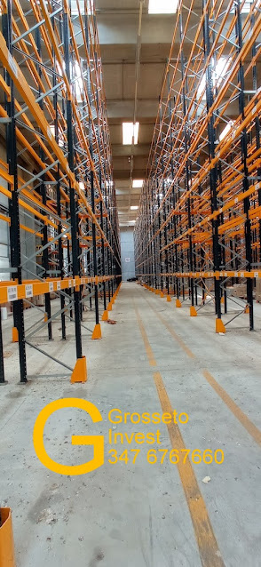 Vista delle scaffalature capannone vendita logistica avanzata capannone logistica avanzata vendita ss1 Grosseto