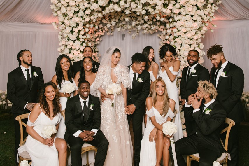 Wedding Inspiration: Victoria’s Secret Model Chanel Iman Selected Two Zuhair Murad Dresses for her March Wedding at the Beverly Hills Hotel