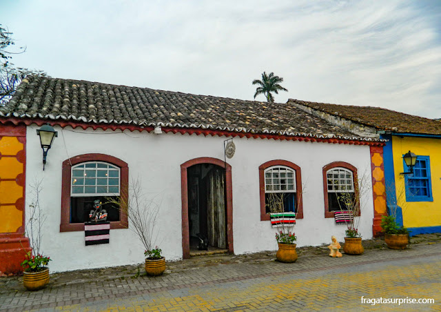 Casas coloniais em Santo Antônio de Lisboa, Florianópolis