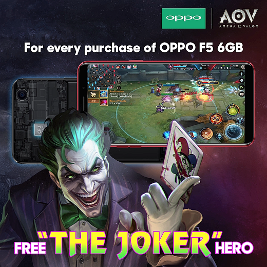 Oppo F5 6GB Philippines AOV Joker