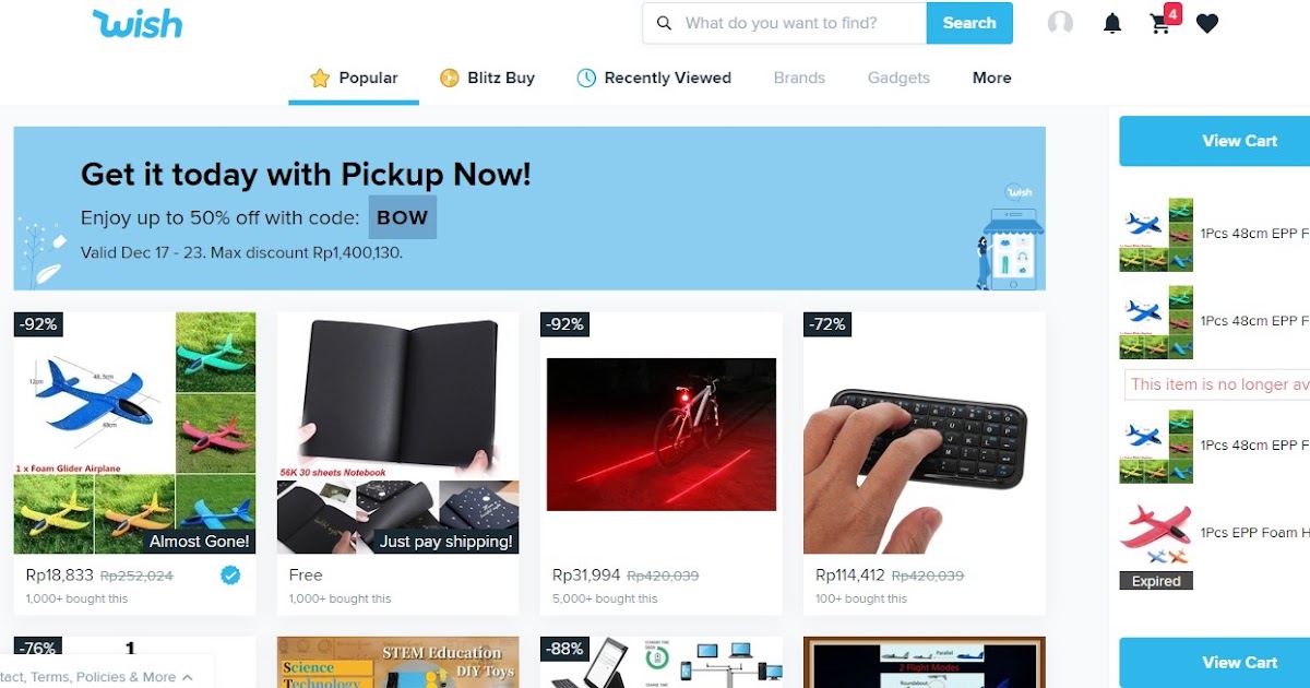 Review Dan Pengalaman Belanja Di Wish App Studi Kasus Beli Drone Harga Murah Www Bisnis2000 Com