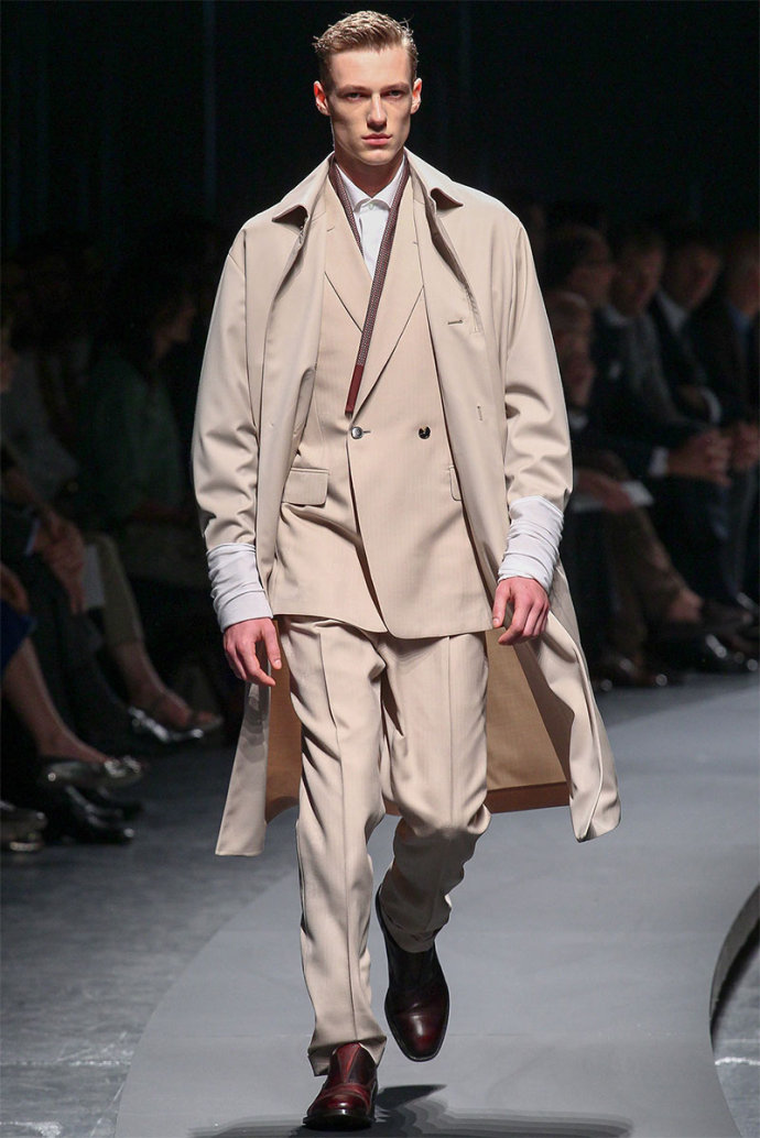 Cherry Ju : Stefano's Debut for Zegna in Milan Mens Fashion Week