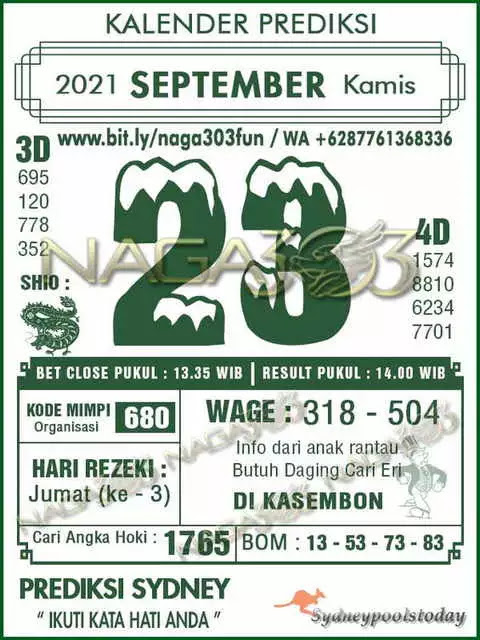 Prediksi Syair Sdy 23 September 2021 - Pangkalantoto