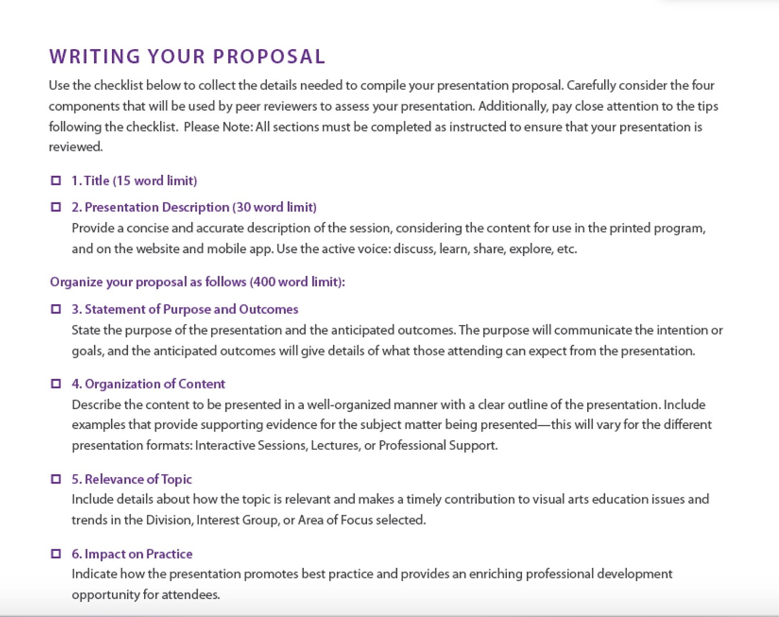 art proposal example