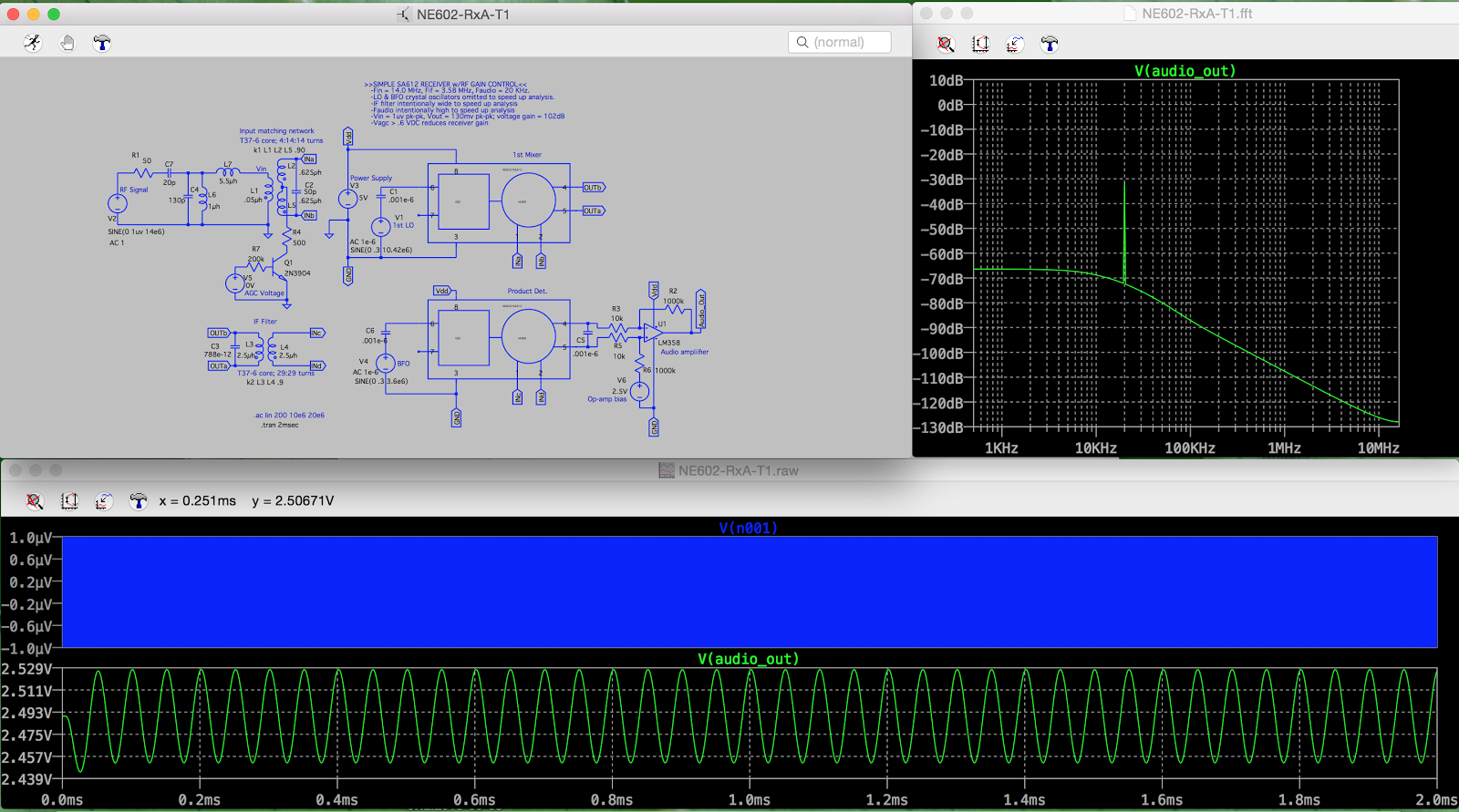 Designing Radios, Electronics. /通信装置設計入門・学習: SA602/SA612 Receiver