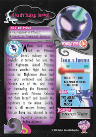 My Little Pony Nightmare Moon Series 3 Trading Card