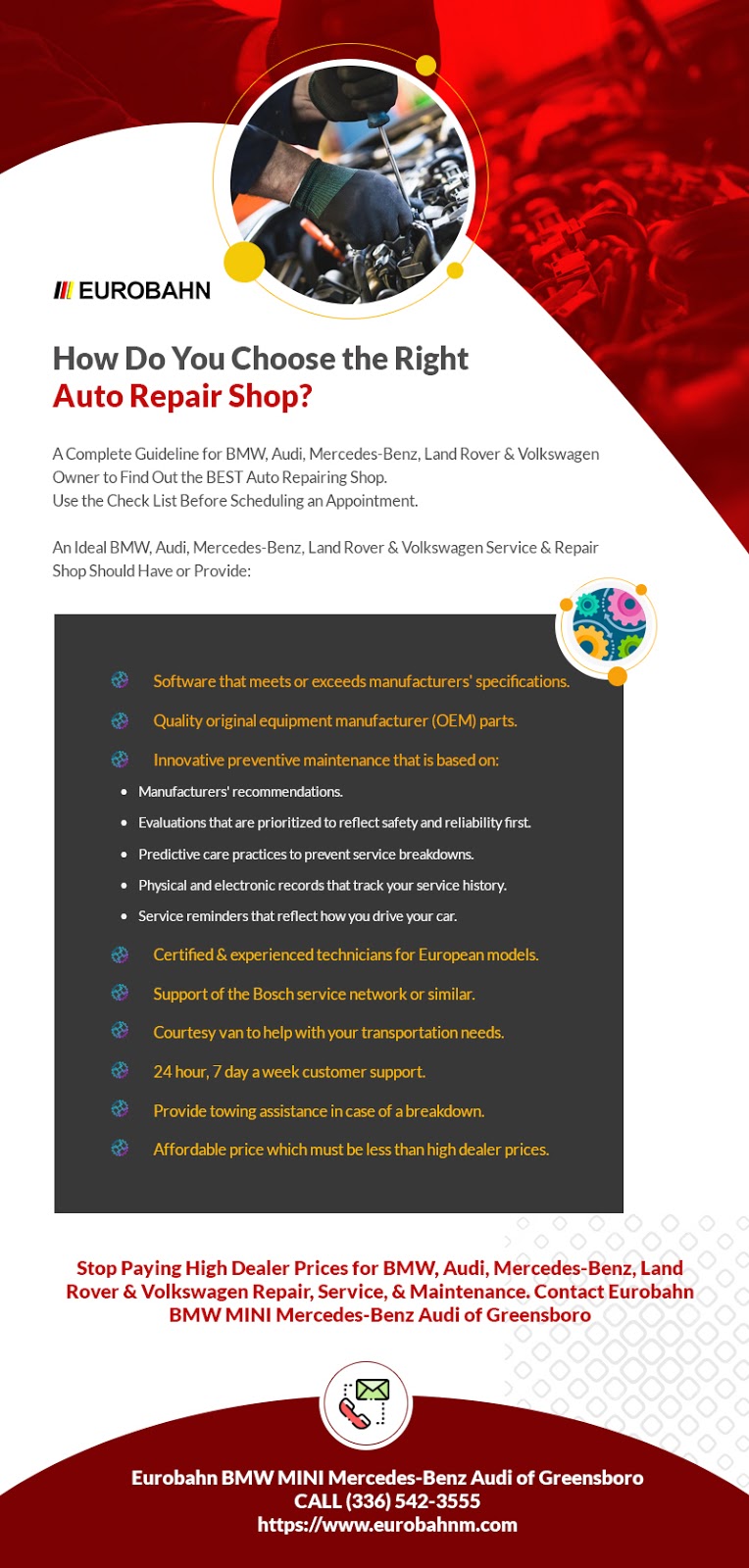 BMW Auto Repair Near Greensboro, NC