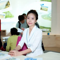 Min Da Huin at Korea Brand Expo 2011 Foto 5