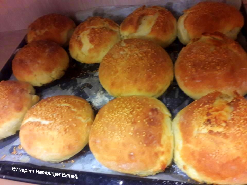 EV YAPIMI HAMBURGER EKMEĞİ VE KÖFTESİ GÜLO ANNE MUTFAKTA