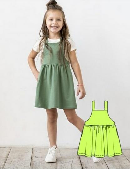 PATRONES DE VESTIDO DE VERANO PARA NIÑAS. gratis, tallas 6/10