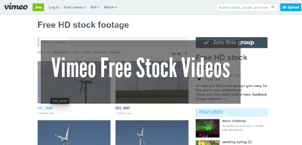 Vimeo Free Stock Videos