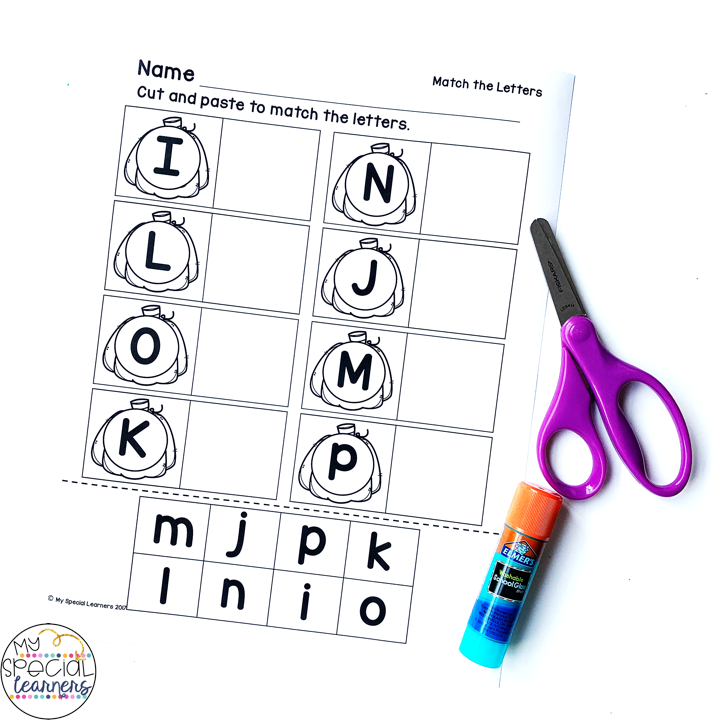Differentiated Autumn Language Arts Worksheets for Special Education – My Special Learners differentiated-autumn-language-arts-worksheets-for-special-education-my-special-learners