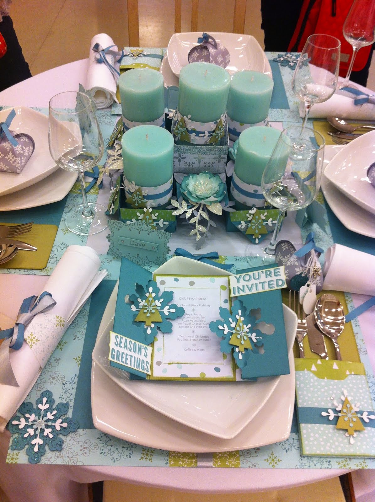 2014 - Stampin UP Convention Christmas Table