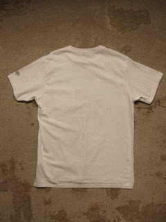 Engineered Garments "Printed Cross Crew Neck T-Shirt in White"