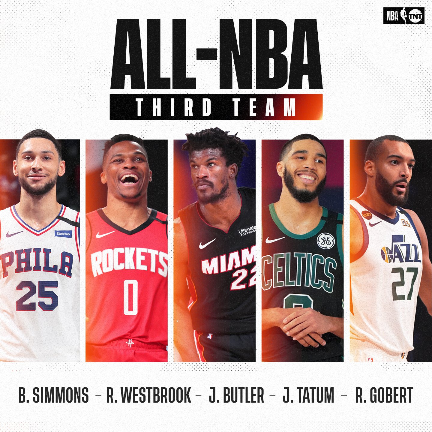 Congrats Jayson Tatum on being named to the AllNBA Third Team