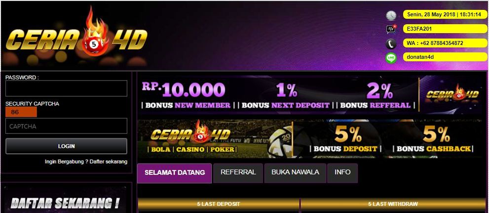 Togel Online Indonesia Ceria4d Bandar Agen Togel Online Aman Terpercaya