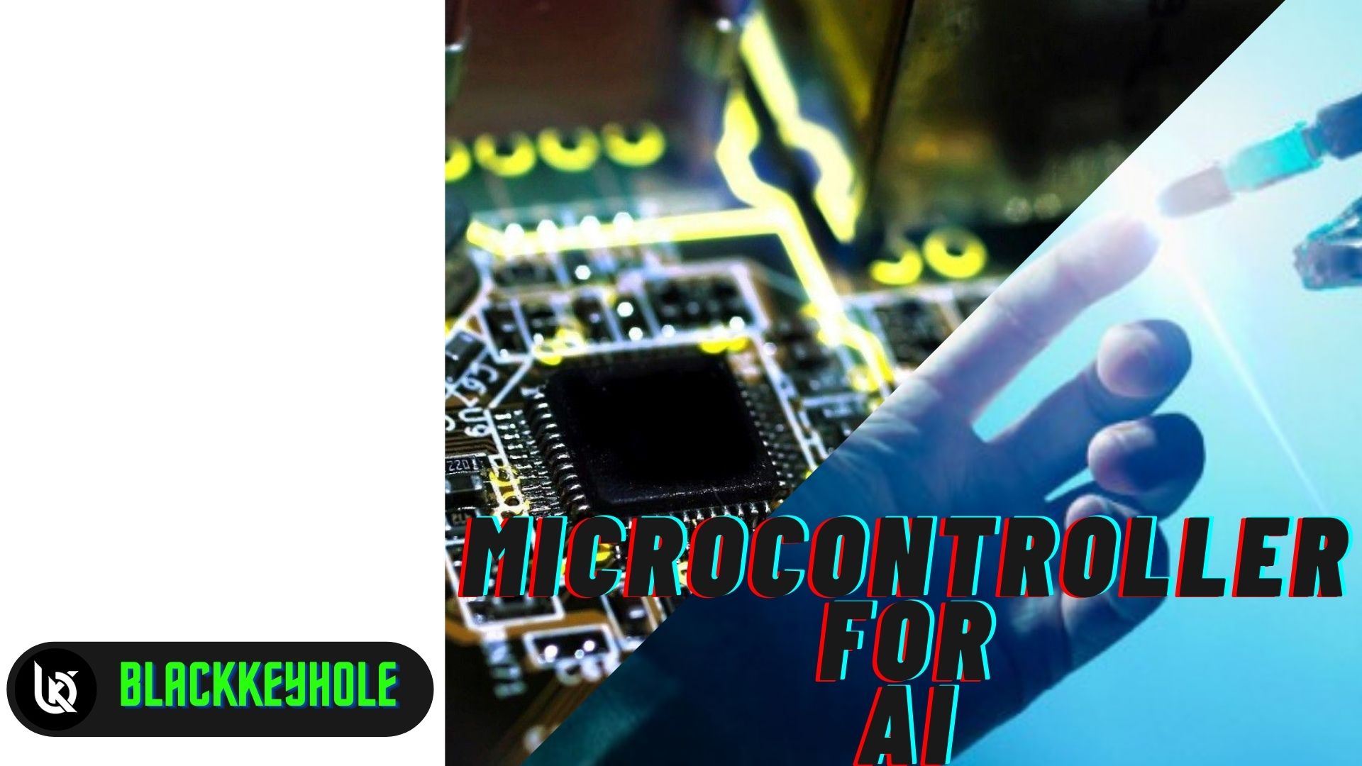 Microcontroller for AI - Black keyhole