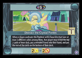 My Little Pony Distract the Crystal Ponies The Crystal Games CCG Card