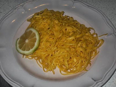 tagliolini al limone