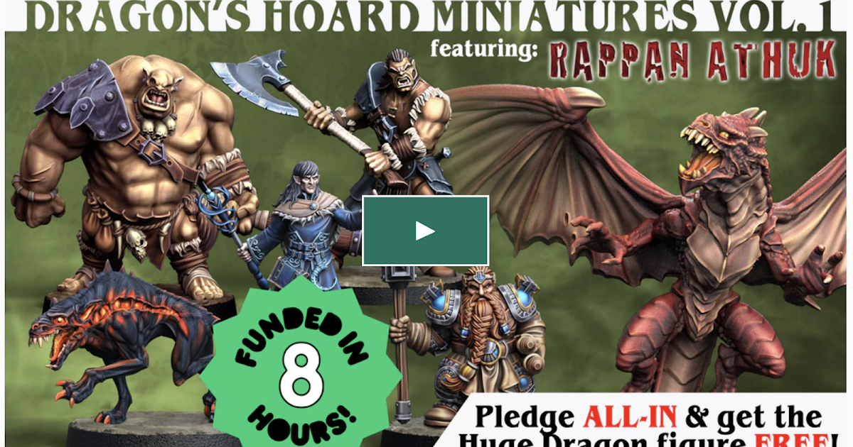 Tenkar's Tavern Kickstarter Next Level Miniatures Dragon's Hoard