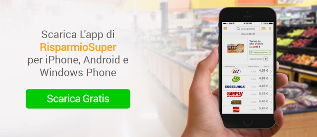 RisparmioSuper: Risparmia oltre 1000 Euro l'anno sulla spesa nei Supermercati e nei Centri Commerciali! RisparmioSuper: Risparmia oltre 1000 Euro l'anno sulla spesa nei Supermercati e nei Centri Commerciali!