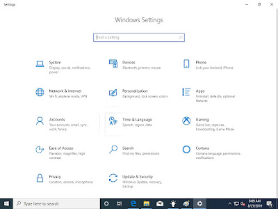 Setting Setting windows 10 - Bangcopo.com