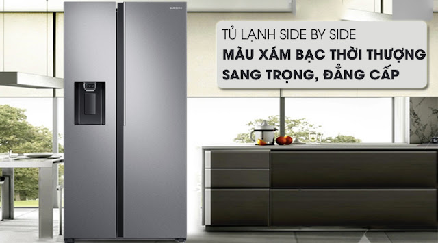 Tủ lạnh Samsung Inverter 617 lít RS64R5101SL/SV 