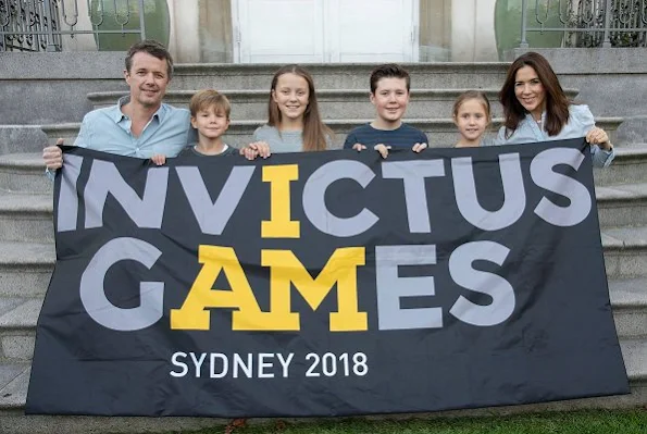 Crown Princess Mary, Princess Isabella, Princess Josephine. Invictus Games 2018. Prince Harry and Meghan Markle, Duchess of Sussex