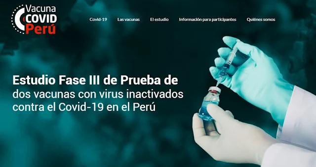 Vacuna COVID-19 Perú: Esta es la plataforma donde se realizarán inscripciones para ser voluntario en ensayos clínicos -  vacuna covid.pe