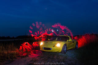 Lichtkunst Lightpainting Nikon Lotus Elise