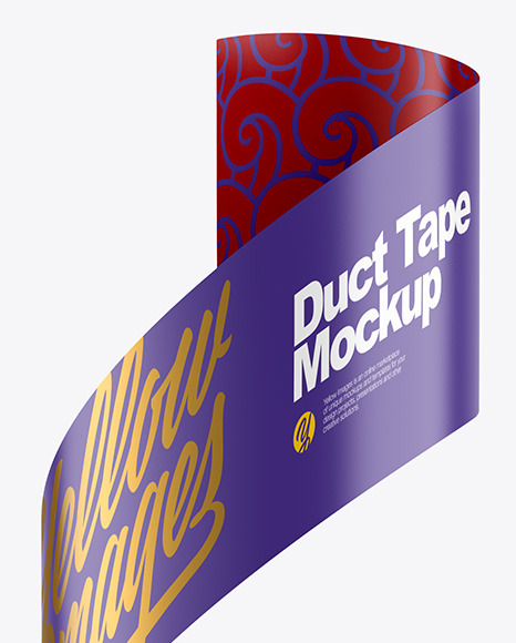 Download Free Matte Duct Tape Mockup PSD Mockups.