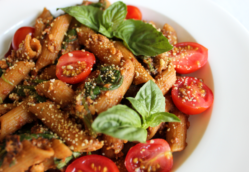 SunDried Tomato Penne with a Creamy Cashew Sauce Lisa's Kitchen