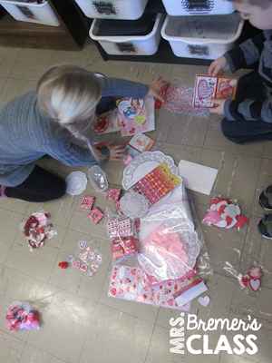 Valentine's Day Kindness Project where students build up their peers and make posters about their classmates. A very special community building class activity! #valentinesday #communitybuilding #kindness #valentinesdayart