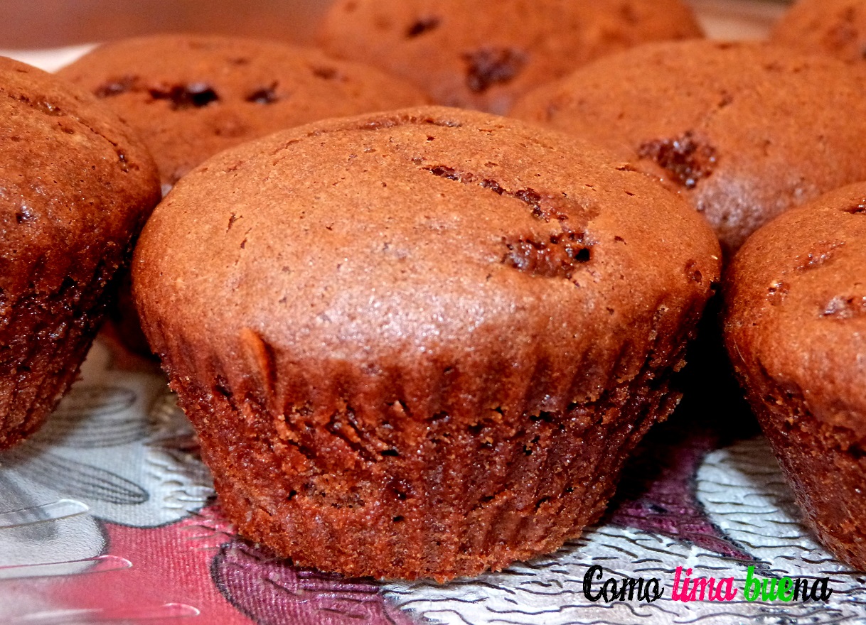 Como Lima BUEna Muffins veganos de chocolate