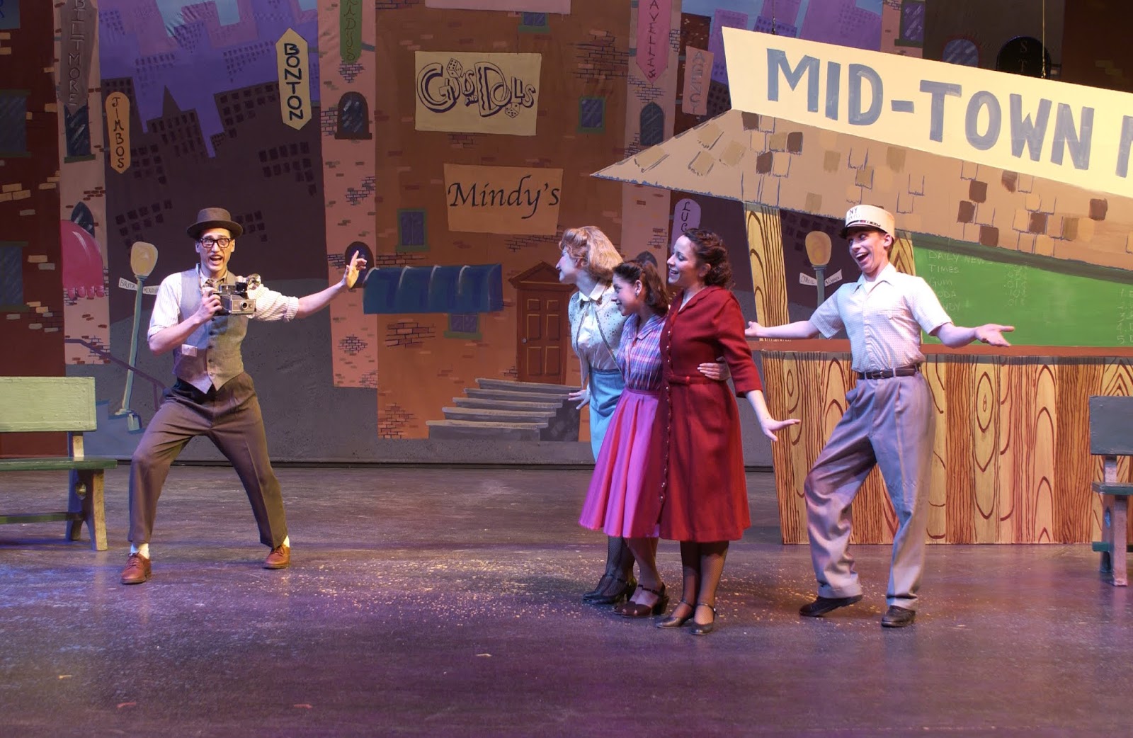 The Theatrical Designs of Gary Benson Guys and DollsSet and Costume