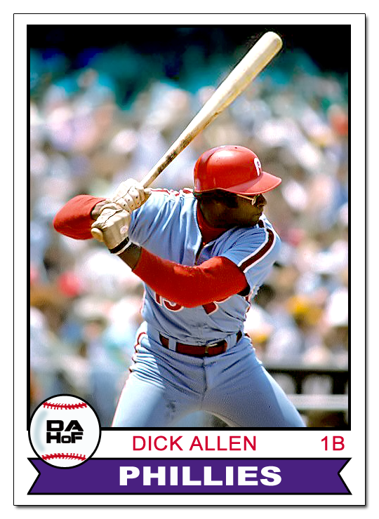 Dick Allen Hall of Fame 1979 Topps Dick Allen Phillies 2