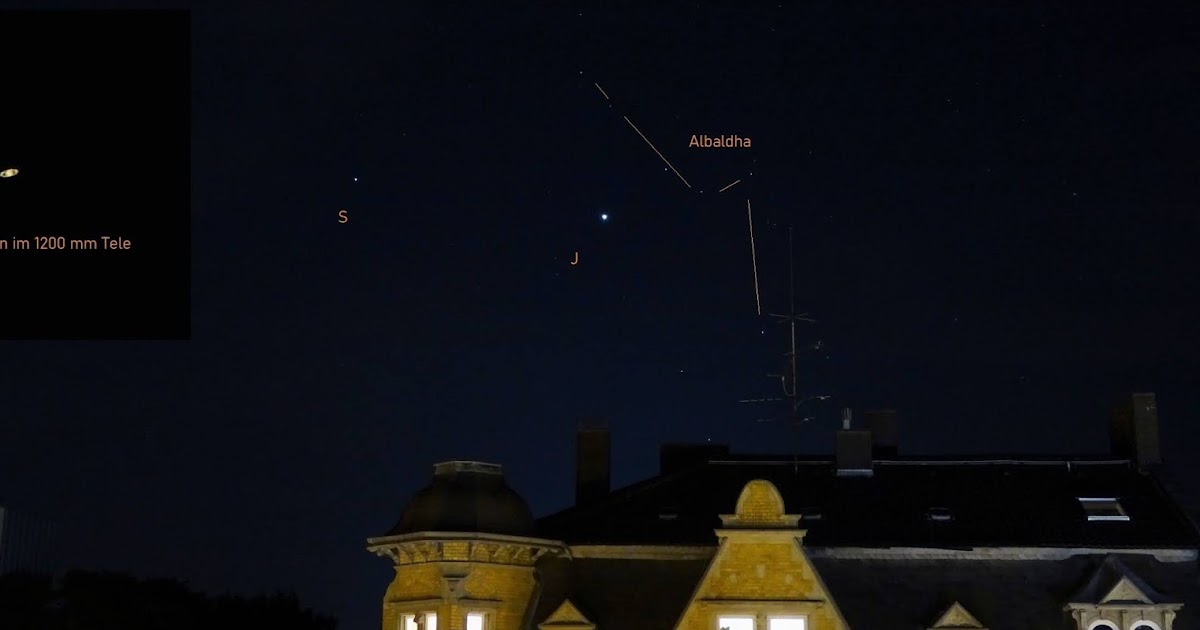 Astronomie Kassel: Saturn und Jupiter am 19.8.