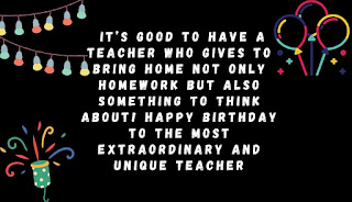 happy birthday wishes for teacher