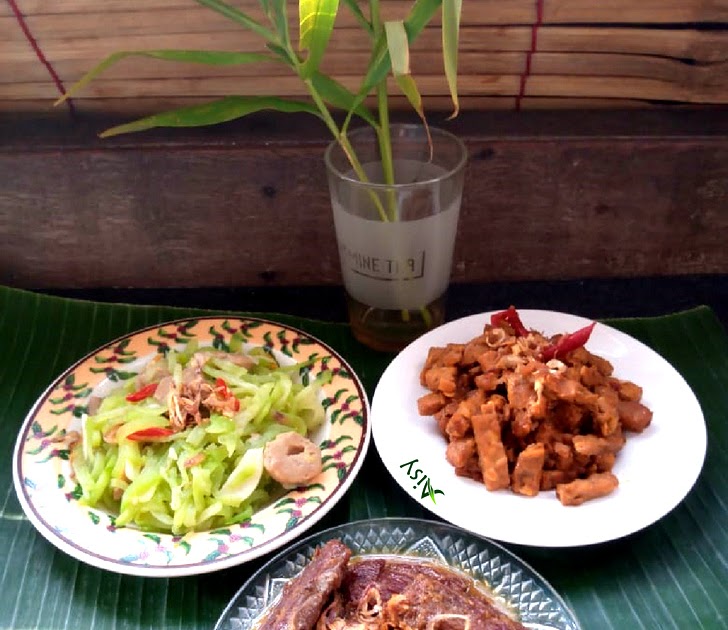 Kelem Daging Sapi + Tumis Jipang + Kering Tempe Aisy