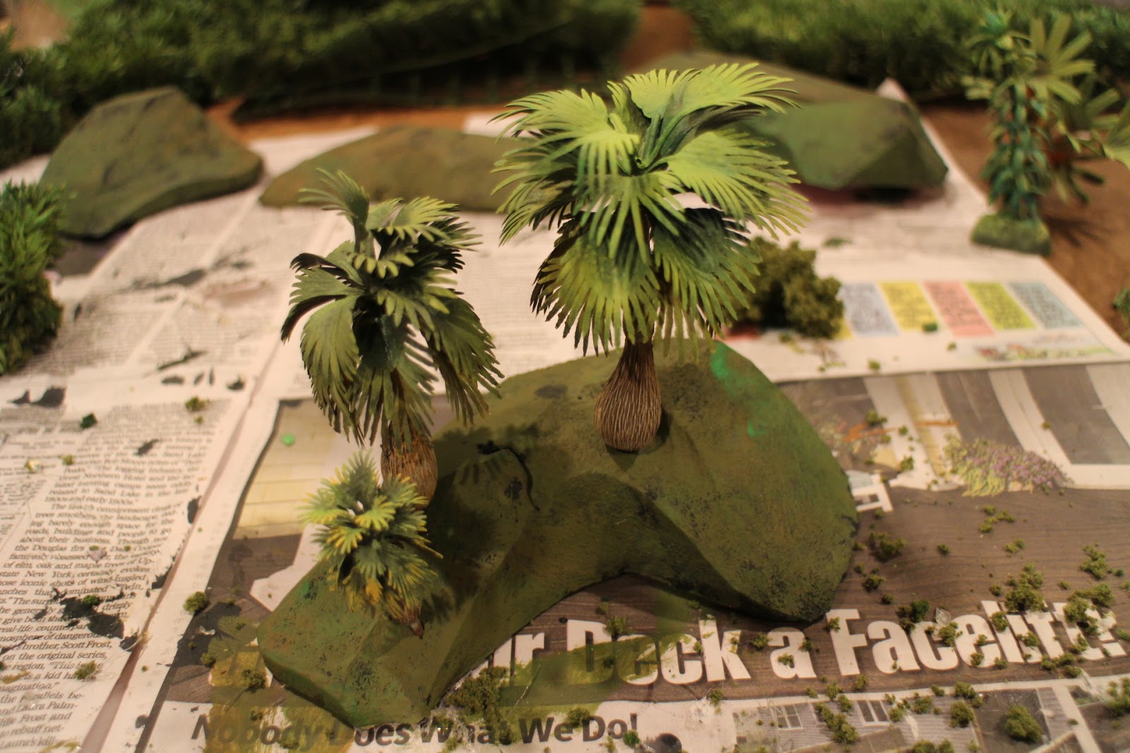 1000 Foot General Making Jungle Terrain