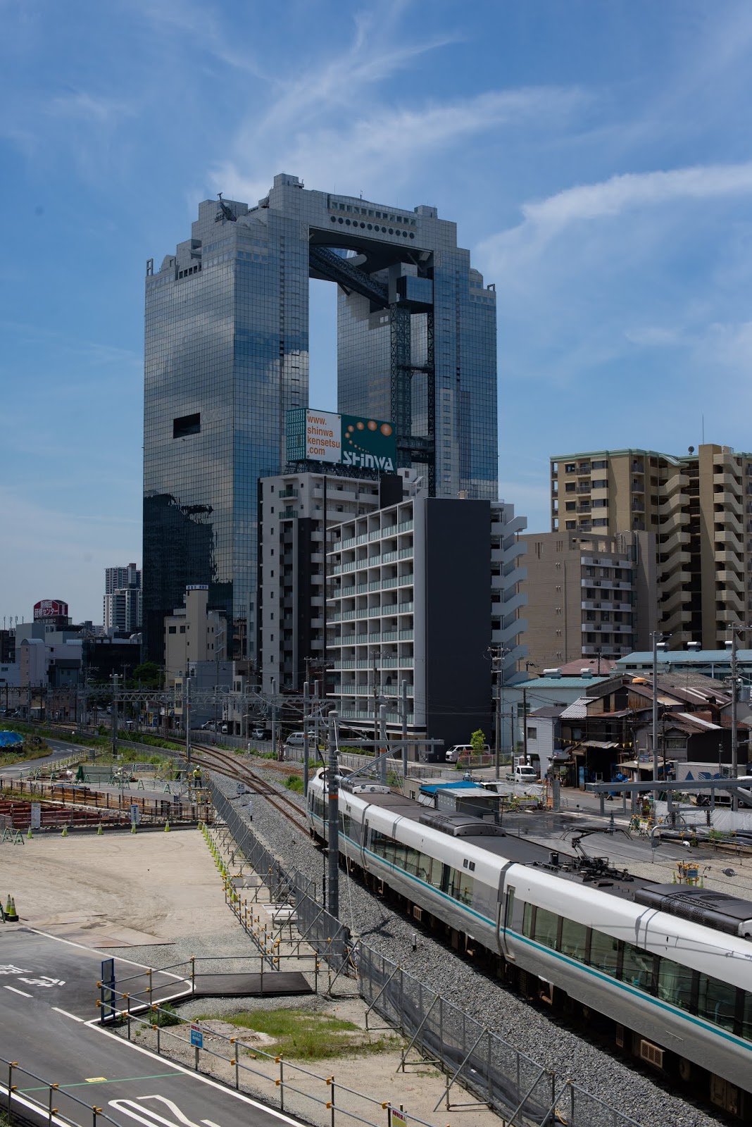 ブロガー 芦屋から 中津陸橋 JR北梅田駅地下駅工事風景 ブロガー 芦屋から 中津陸橋 JR北梅田駅地下駅工事風景
