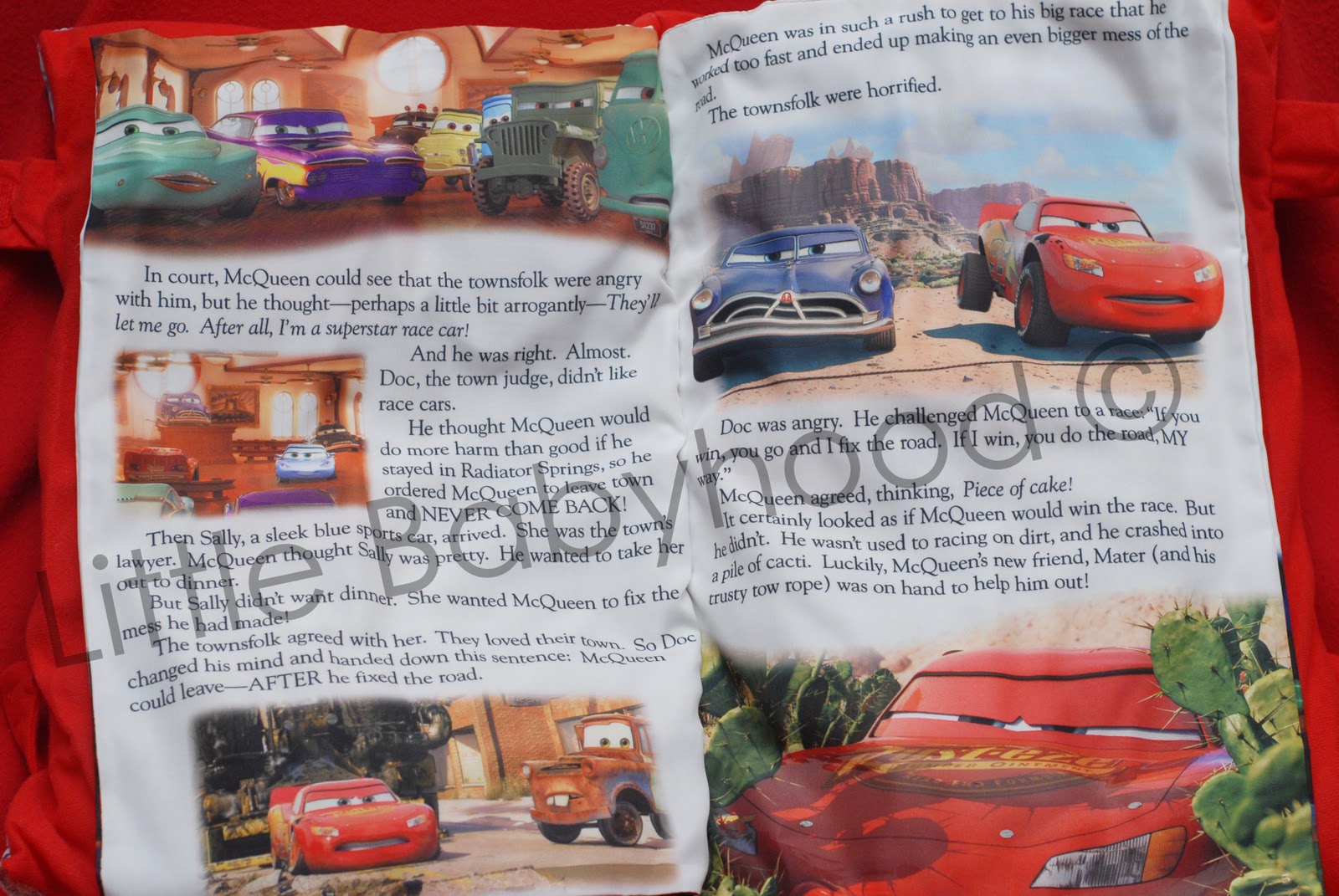 Little Babyhood Storybook Pillow Disney Pixar Cars (size L)SOLD OUT!!