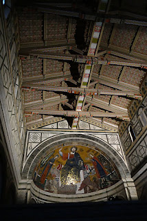 San Miniato Florence Italy Gregorian Chant wooden beams ceiling