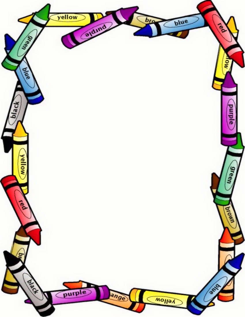 Crayon Border Clip Art