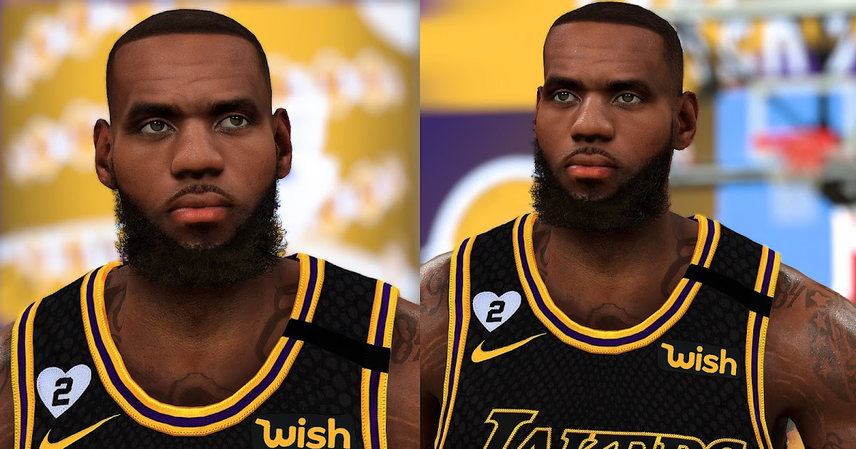 Lebron James Cyberface And Body Model Bubble Version By DP FOR K