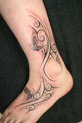 tattoos for girls on foot
