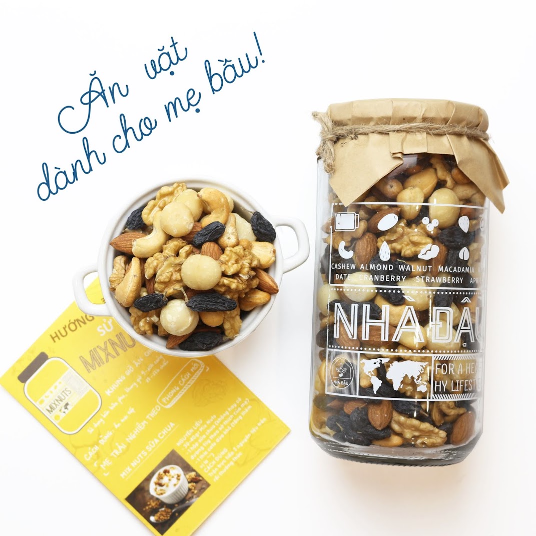 [A36] Mẹ bầu ăn gì để hết nghén: Mixnuts và Mixfruits